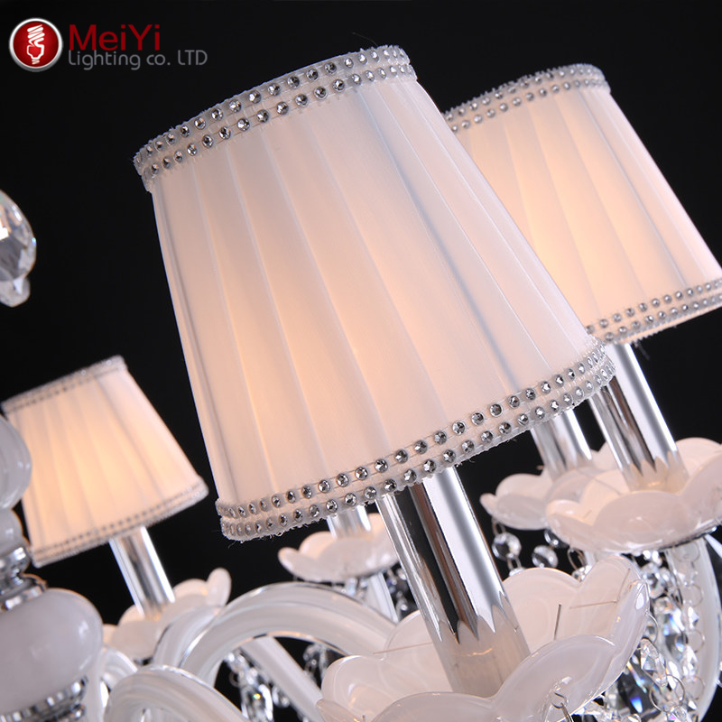 modern led white crystal chandelier lights lamp for living room light ceiling fixture indoor pendant lamp home decorative
