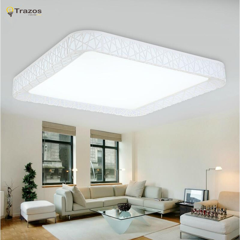 modern light fixtures ceiling led lights in 2015 luminarias home decoration square shade remote control light