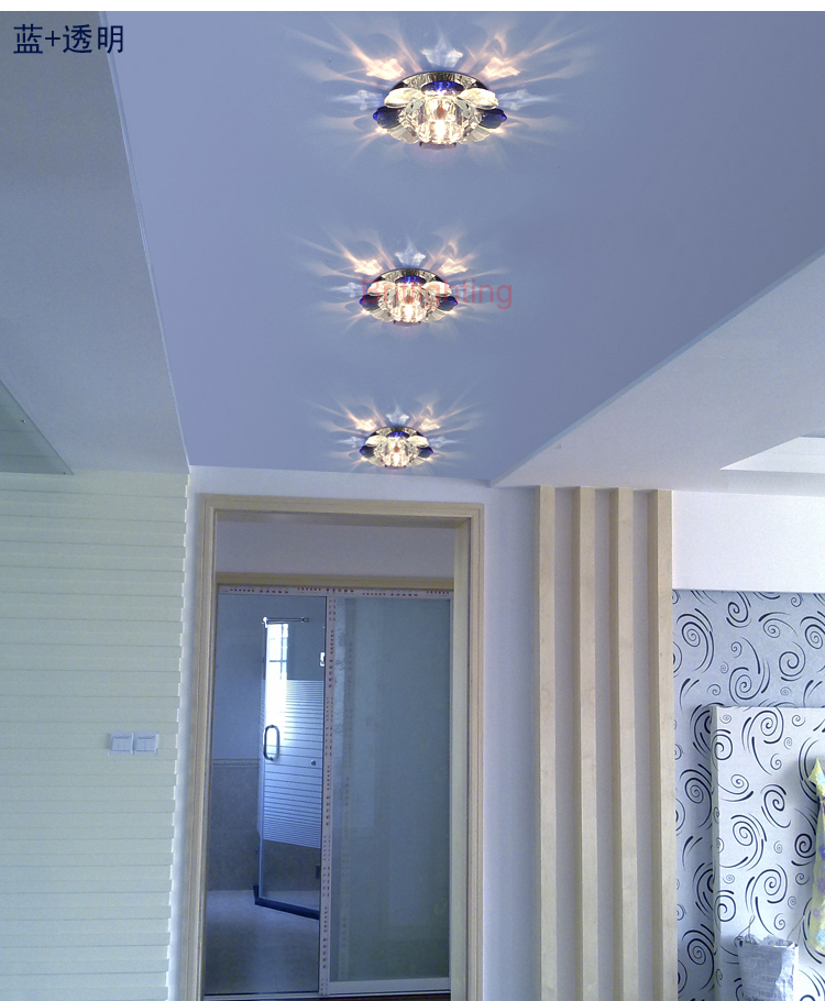recessed lighting balcony light led downlight ceiling3w corridor acrylic hallway lamp ac200-240v led recessed lamp