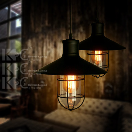 retro ferro forjado lustre industry loft bar/cafe/restaurant pendant chandeliers iron+glass vintage pendant lamp luminaria