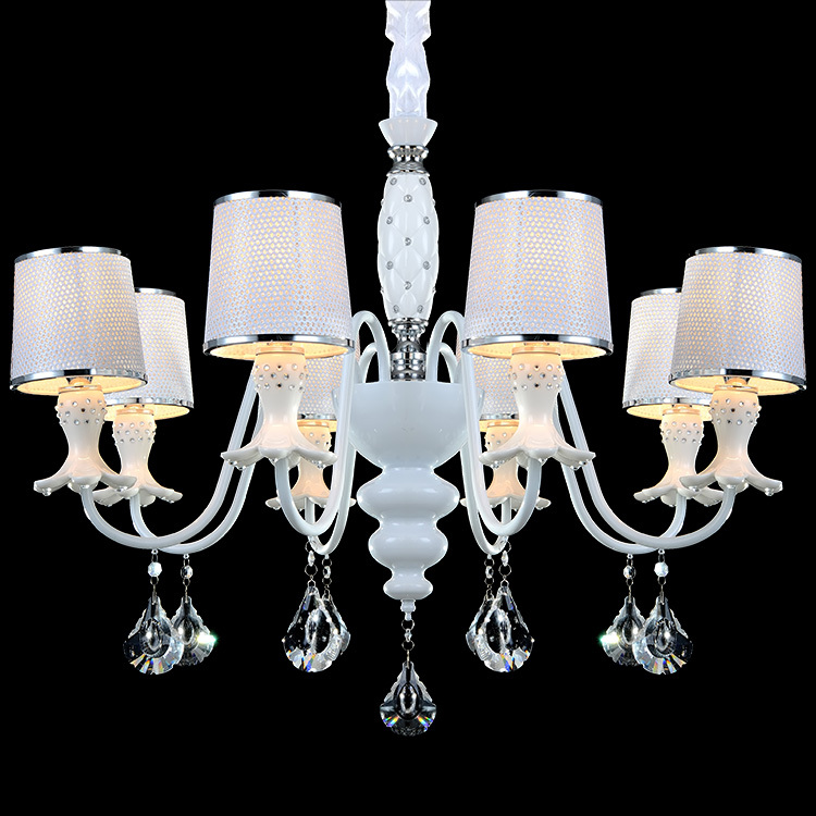 romantic crystal led chandelier for indoor decoration lustre cristal moderno living room pendants chandelier lighting