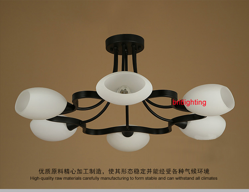 surface mounted led ceiling light bedroom ceiling lights flush mount ceiling light glass shade iron ceiling lamp living room