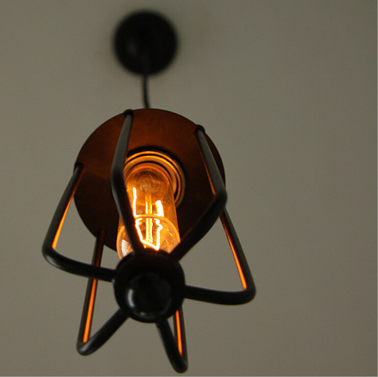 warm loft industrial style french retro pendant lamp vintage elegant countryside warehouse edison light chandeliers black e27