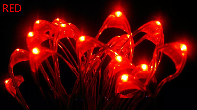 10m led strings lights 100 leds fairy light copper wire led starry lighting + 12v power adapter for christmas wedding and party - Click Image to Close