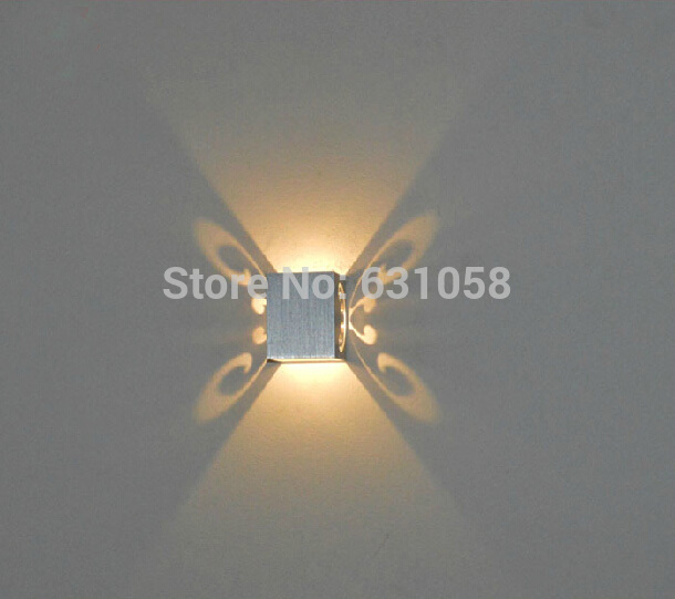 2014 new modern novelty design led stair light 85-265v 3w wall mounted spotlight background light step aisle lamp