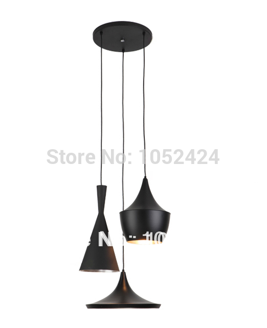 3pcs/pack together abc(tall,fat and wide) design by tom dixon copper shade pendant lamp beat light#1318a-3b