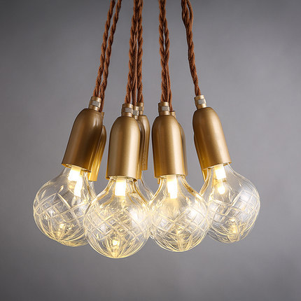 american vintage loft pendant light iluminarias para sala iron chandelier pendant lamps 6 heads/10 heads led g9 bulb 220-240v