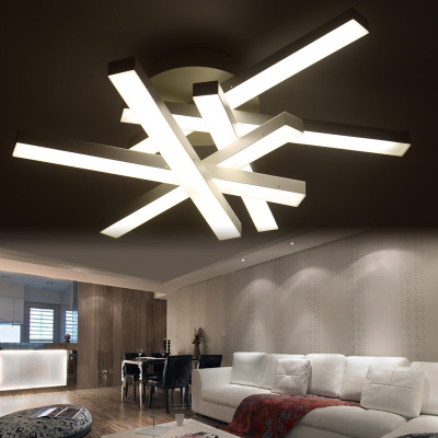 creative contemporary led ceiling lamp acrylic lamp shade irregular figure shape living room/bedroom led ceiling light dimmable