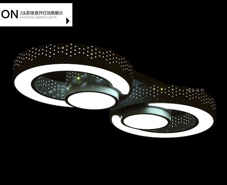 creative modern minimalist ceiling lamp lamparas de techo colgante led lighting iluminacion interior dimmable remote control