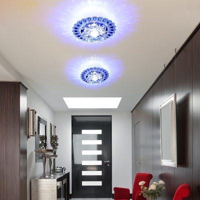entrance lights lighting led ceiling light modern decorative ceilings plafonnier cristal rgb corridor hallway lights ac110v/220v