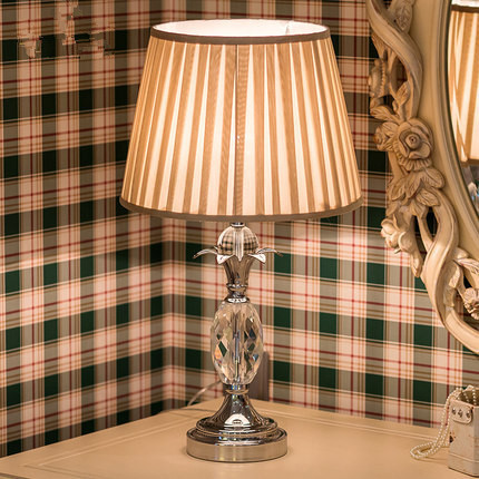 europe nordic brief decorative table lamp bedroom/living room crystal table modern lamps luxury k9 crystal table lighting