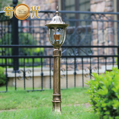h77cm black/bronze garden lamp post lighting outdoor post light path street lamp die-casting aluminum fitting for europe