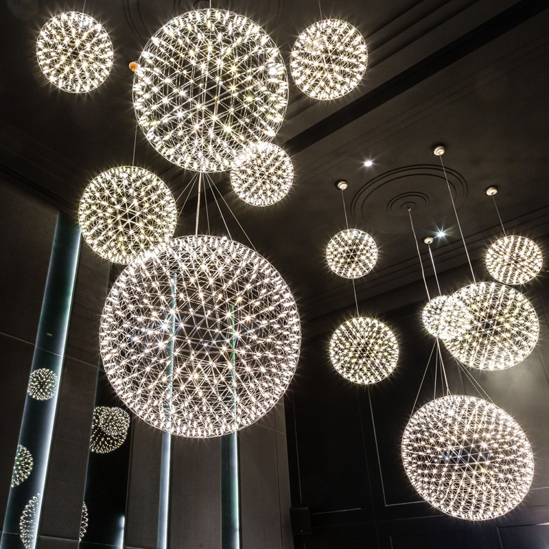 led pendant lights lamps firework light ball moooi style pendant for living room loft lights shops lights