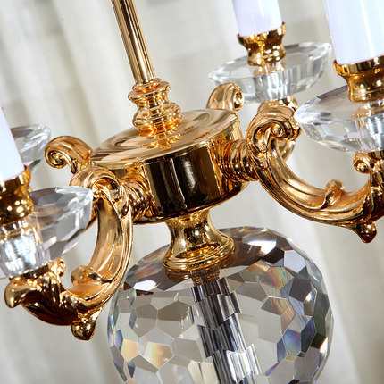 luxury crystal european floor lamp led standing lamp lighting fitting quality fashion living room decoration lamparas de pie