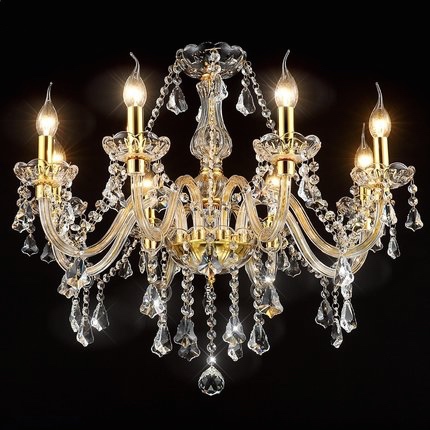 modern clear crystal chandeliers light 6/8/15 arms e14 candle bulb home decor chandelier lustres de cristal ac85-265v