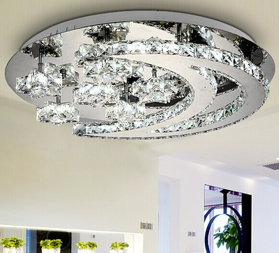 modern crystal led ceiling lights for living room luminaria teto cristal home decoration crystal hallway corridor ceiling lamp