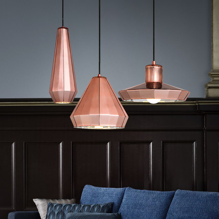 modern design lamp brief plated galss pendant lamp single head glass hanging light lampadario moderno tawny color ac110-240v