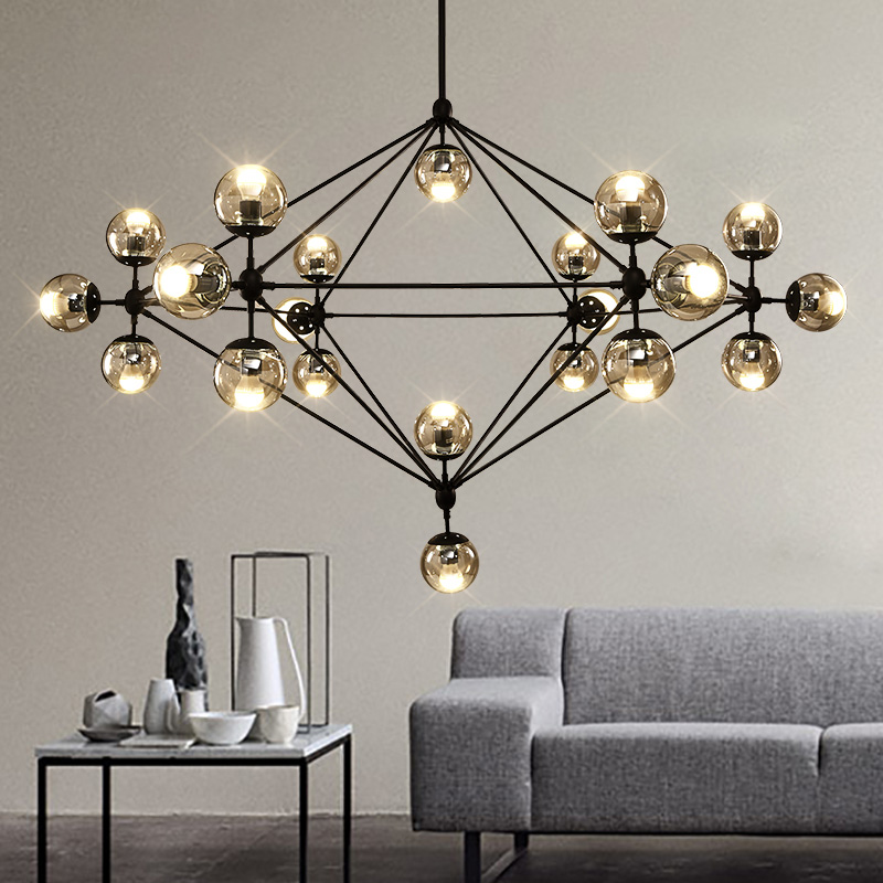 modern design led glass chandeliers modo lamp lights led lights for foyer el room loft light