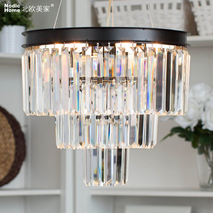 modern pendant lamps design crystal lustre pendente d40cm bedroom light fixture ac 100-240v luxury home decoration lighting