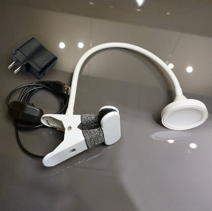 new arrival led clip lamp clamp desk light dimmable clip study reading light usb charge