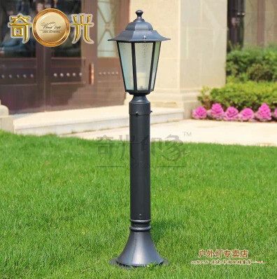 outdoor classical garden lawn lamp aluminium fitting waterproof garden landscape lights 110v/220v e27 road lamp