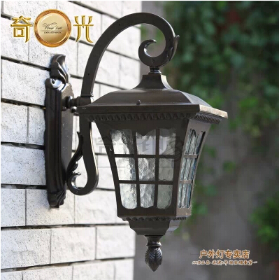 outdoor vintage wall lamp fashion outdoor lamp waterproof porch lights 12w e27 led bulbs balcony garden lights