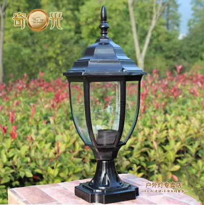 pillar caplights lamp post lawn lamp fashion outdoor waterproof lighting fitting 110v/220v e27 led lamp