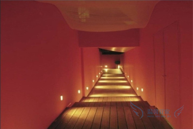 round step light led indoor pathway light,recessed floor wall lights,1w or 3w for paths stairs and passages,
