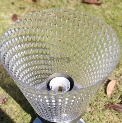 stainless steel led garden column lights outdoor waterproof garden goalpost lamps 110v/220v e27 12w led bulb
