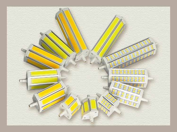 stock r7s led 118mm cob lamp 8w r7s 118mm led cob 10pcs/lot r7s dimmable available,cob factory