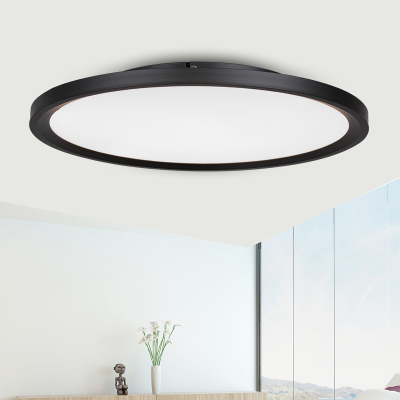 surface mounted modern office led ceiling light d40/d57/d72cm bedroom ceiling lamp acryl lampshade for home illumination 90-260v