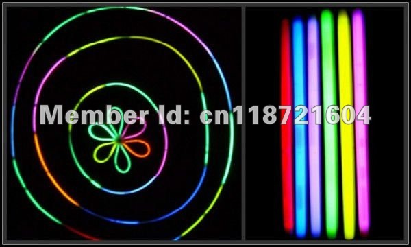 100 pcs/lot glow stick,led lightstick for holiday/party,fluorescence flash stick with cylinder box