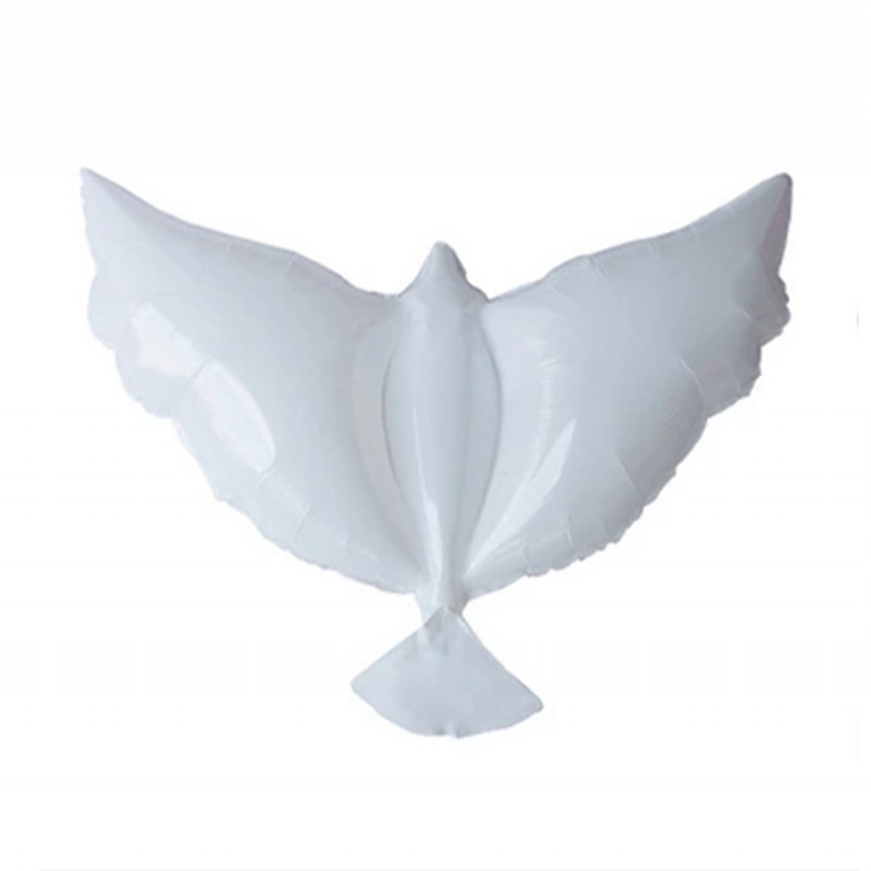 100 pcs/lot helium dove wedding balloon eco flying white dove balloon for partiesdecoration white dove balloon