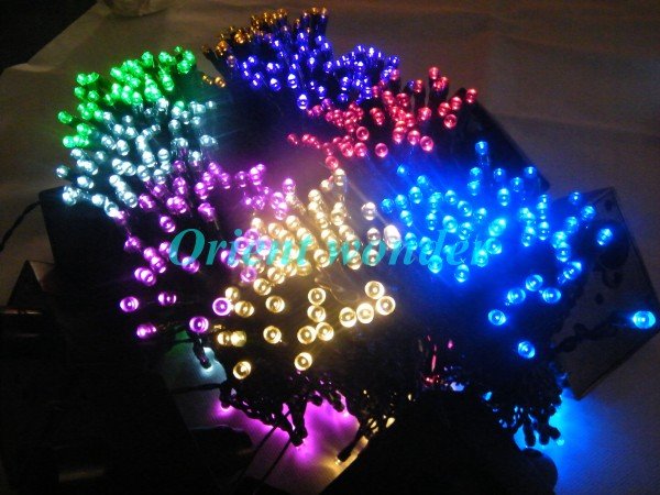 17m 100led solar string light,solar powered twinkle valentine's waterproof festival neon light ip44 8piece/lot - Click Image to Close