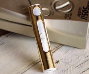(200pcs/lot) metal shell mini electronic cigar lighter portable rechargeable flameless usb lighter