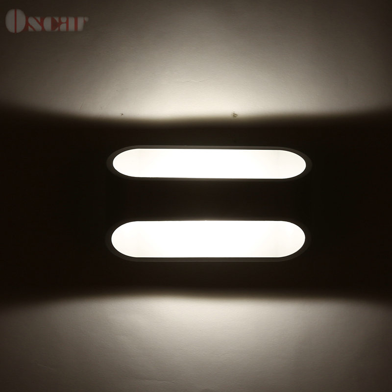 3w warm white light led wall lamps white lamp body modern minimalist wall light bed room living room wall sconces ac85-265v
