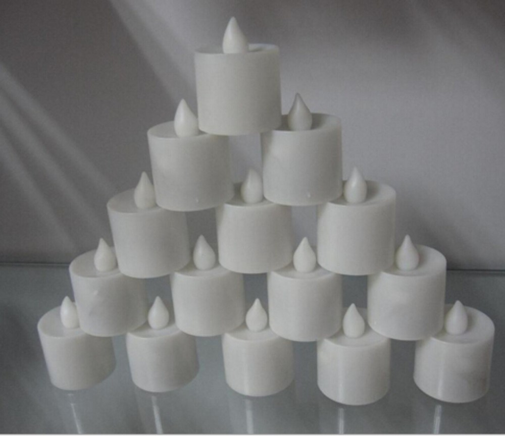 72pcs led smokeless electronic flliker candle flameless yellow candle tea light for wedding party decoration