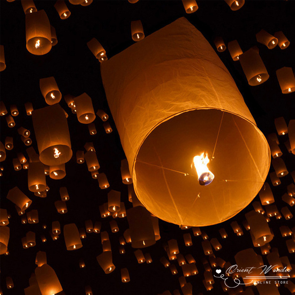 80pcs/lot ,sky balloon kongming wishing lanterns,flying paper lantern light halloween lights chinese sky lantern