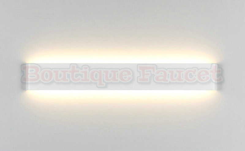ac 85v~265v 14w 410mm wall lamps bathroom mirror light white or black aluminum 2835 wall lamp ca325