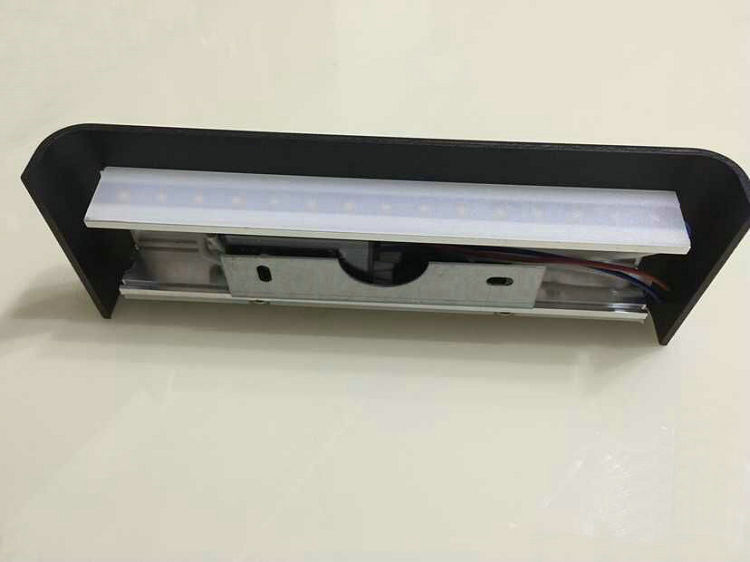 ac 85v~265v 20w 610mm wall lamps bathroom mirror light white or black aluminum 2835 wall lamp ca327 - Click Image to Close