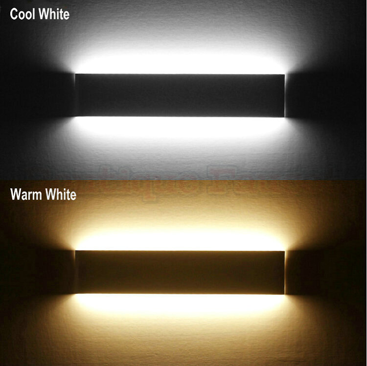 ac 85v~265v 30w 910mm wall lamps bathroom mirror light white or black aluminum 2835 wall lamp ca328 - Click Image to Close
