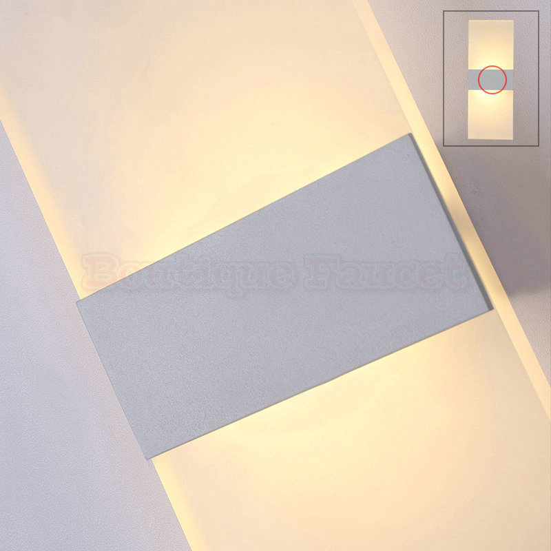 ac85-265v 6w led white wall lamp bedside lamp bedroom living room wall lamp aisle corridor thin wall sconce ca404