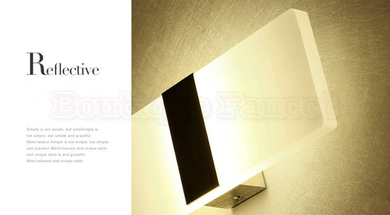 ac85-265v 6w led white wall led wall lamp bedroom bedside lamp modern minimalist living room wall lamp aisle lights ca408
