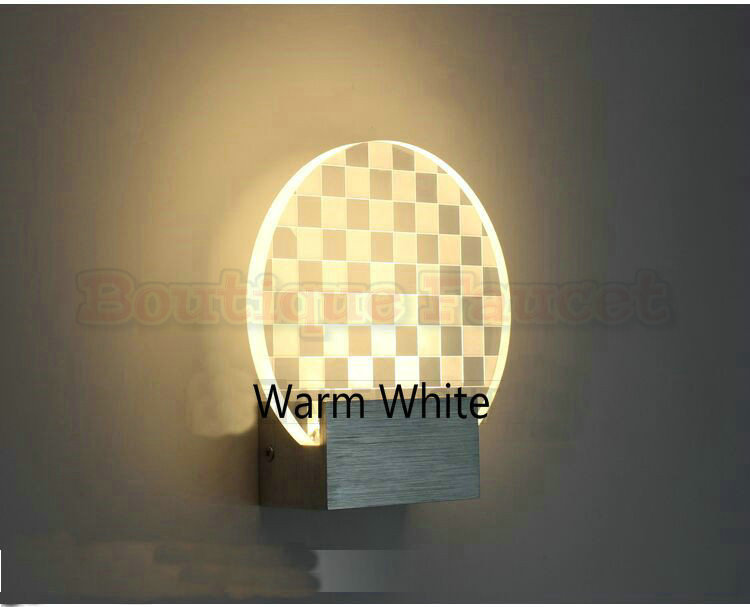 ac85-265v 7w led led wall lamp bedroom bedside lamp modern minimalist living room wall lamp aisle lights ca402