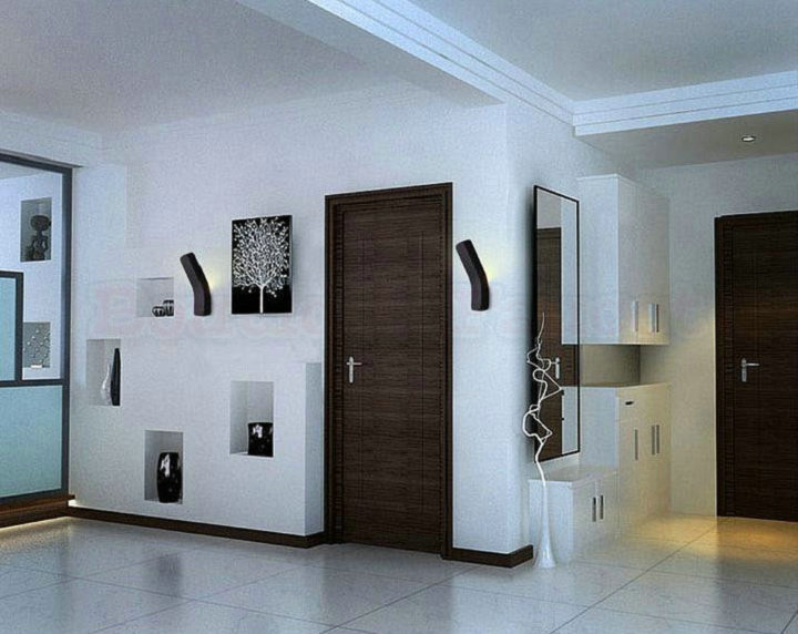 ac85-265v milan designer minimalist modern lighting bedroom balcony aisle bedside decoration led wall lamp ca407