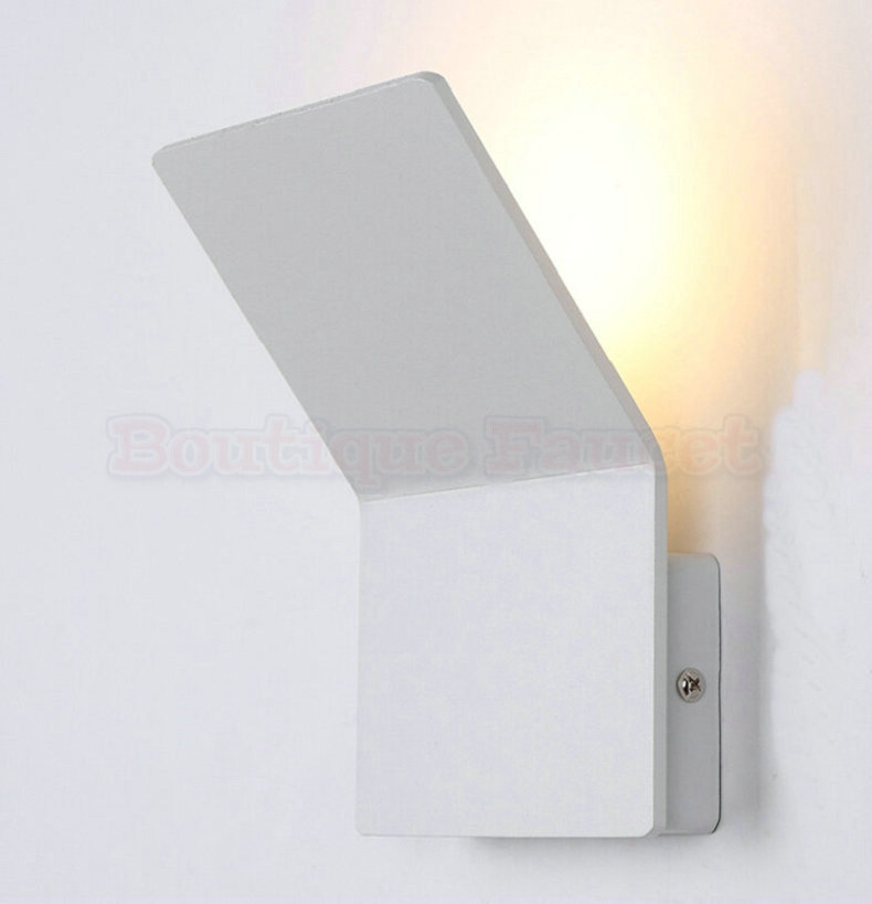 ac85-2665v4w led wall lamps aluminum personalized artistic atmosphere square warm white led chips wall mounted lamp ca322 - Click Image to Close