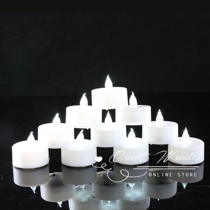 candle wedding candle 18pcs led flameless electronic candle 1.5 inch smokeless flicker led tea light decorative candles