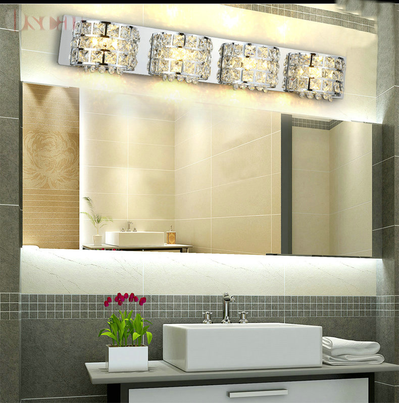 cool white 20w led crystal wall lamp bathroom mirror front lamps modern minimalist bedside lamp aisle lights wall light