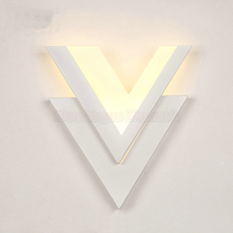 double v led ac85-265v 8w wall light warm white for wall sconces lamp for living room dinning roome ca411