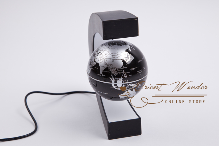 /drop magnetic levitation floating globe novelty gift led light cool toy